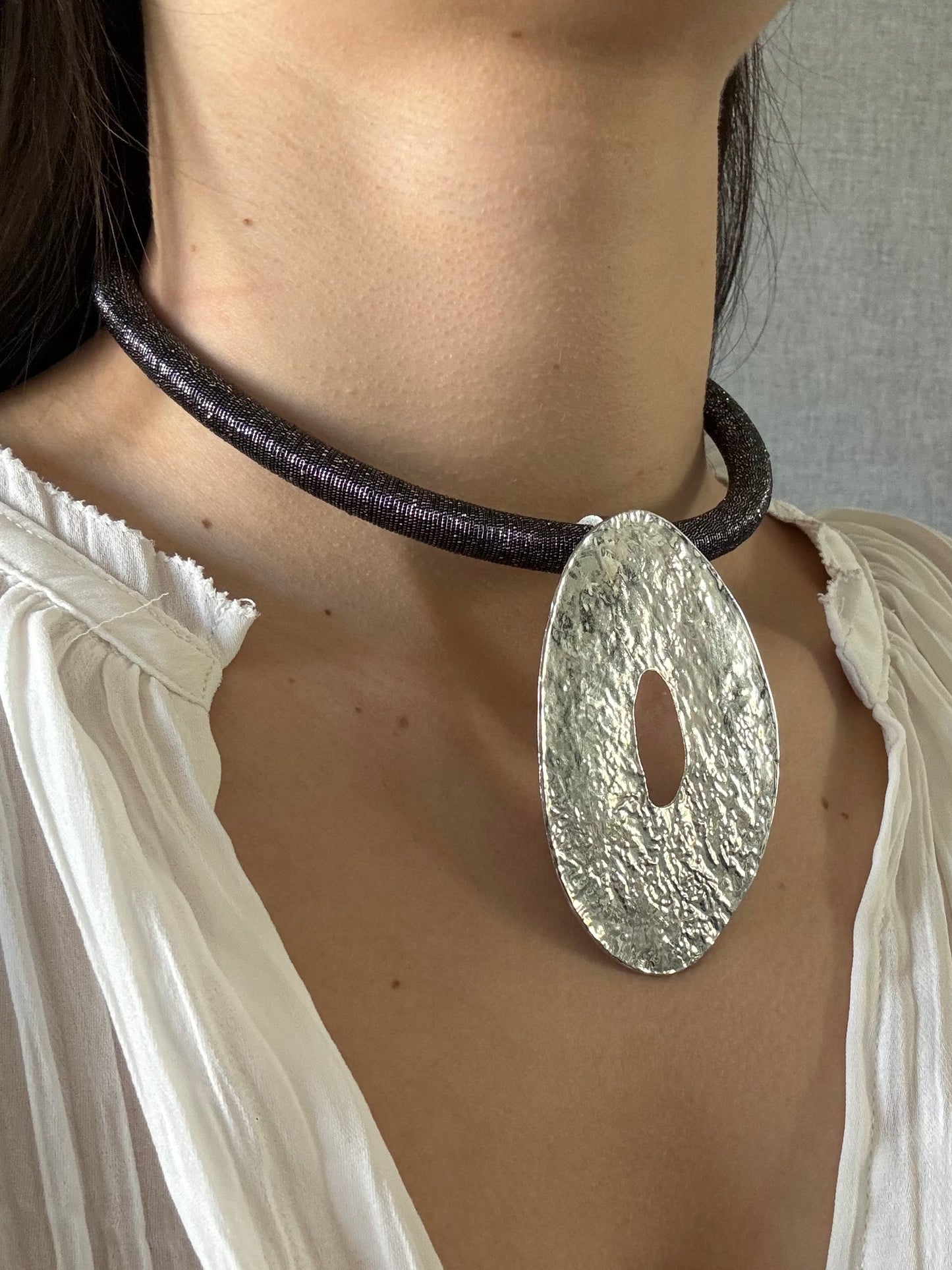 COLLAR JUNO PLATEADO